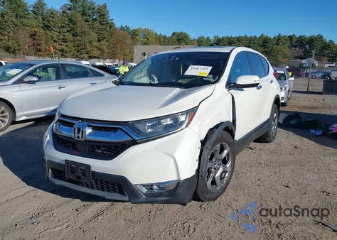 2018 Honda Cr-V Ex-L/Ex-L Navi из США, поврежденный, VIN 5J6RW2H8XJL001968